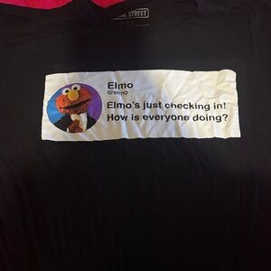Target Black Elmo Graphic Tee